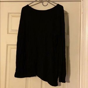 Long sleeve piko top